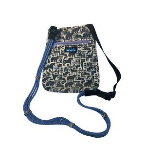 Kavu Rope Bag With Animal Print Design & Adjustable Strap 11" x 9" Imperfect